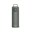 Bouteille d'eau isotherme SHUKLAM 575 ml (19,6 oz) Gris Vert